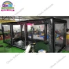 High Quality Portable Inflatable Car Cover Tent,6x3x2.3m Inflatable Car Wash Tent With Air Pump 4