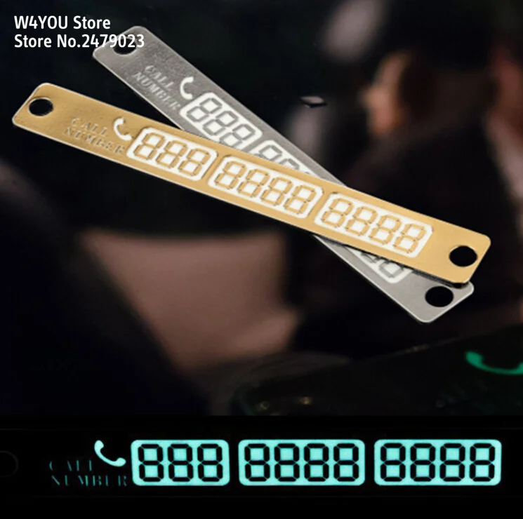 

Night Light Temporary Car Parking Card Sticker for Ford f150 f250 focus3 focus2 Focus mk2