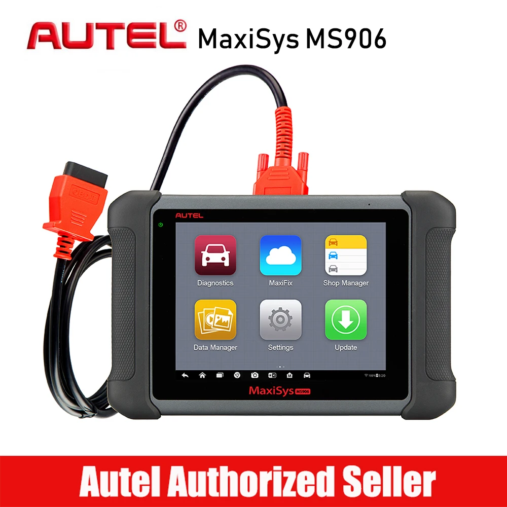 Autel MaxiSys MS906 Automotive Diagnostic Tool All System Code Reader Scanner with ABS/SRS/SAS/EPB/DPF/Oil Reset/TPMS/Auto VIN Autel MaxiSys MS906 Automotive Diagnostic Tool All System Code Reader Scanner with ABS/SRS/SAS/EPB/DPF/Oil Reset/TPMS/Auto VIN