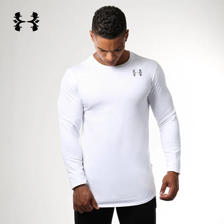 

Sports T-Shirt Mens Running Tights Basketball Fitness Breathable Quick-Drying Stretch Tops