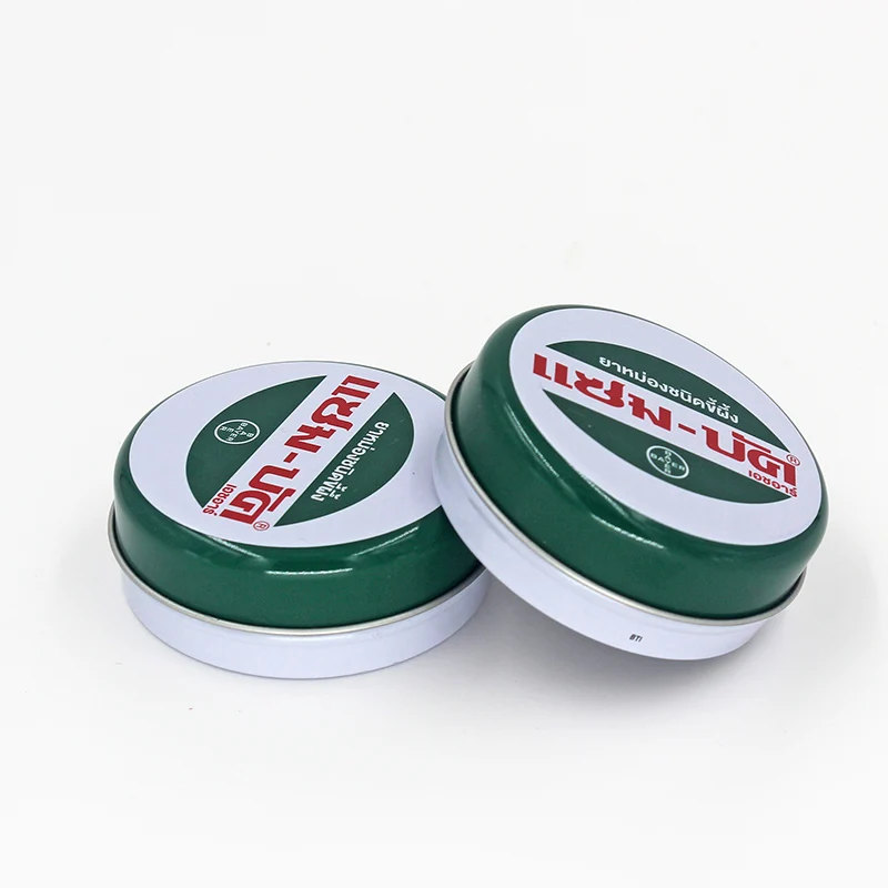 Thailand Zam-Buk Green Herb Cream Wuqing Cream Cool Oil 18G External Application Plaster Mosquito Bite 2 Pieces