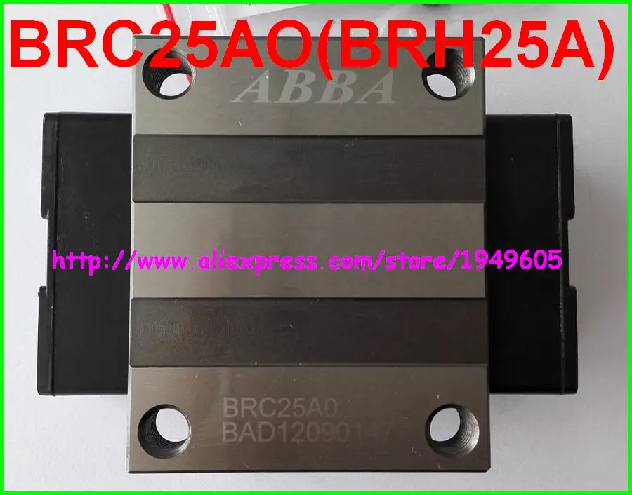 

BRC25AO(BRH25A) ABBA Linear Bearings CNC Parts