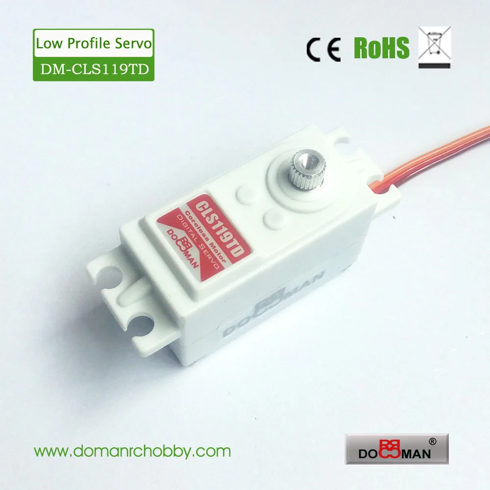 

4pcs/lot DM-CLS119TD 42g/0.09s/8.3kg titanium gear coreless 9kg low profile digital servo