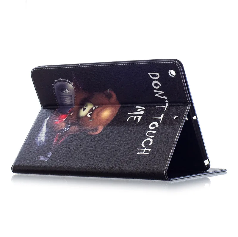 Folio Couque for iPad 9.7 2017 A1822 A1823 Case Cartoon Stand PU Funda for iPad 2017 9.7 A1822 A1823 Smart Case Wallet           (5)