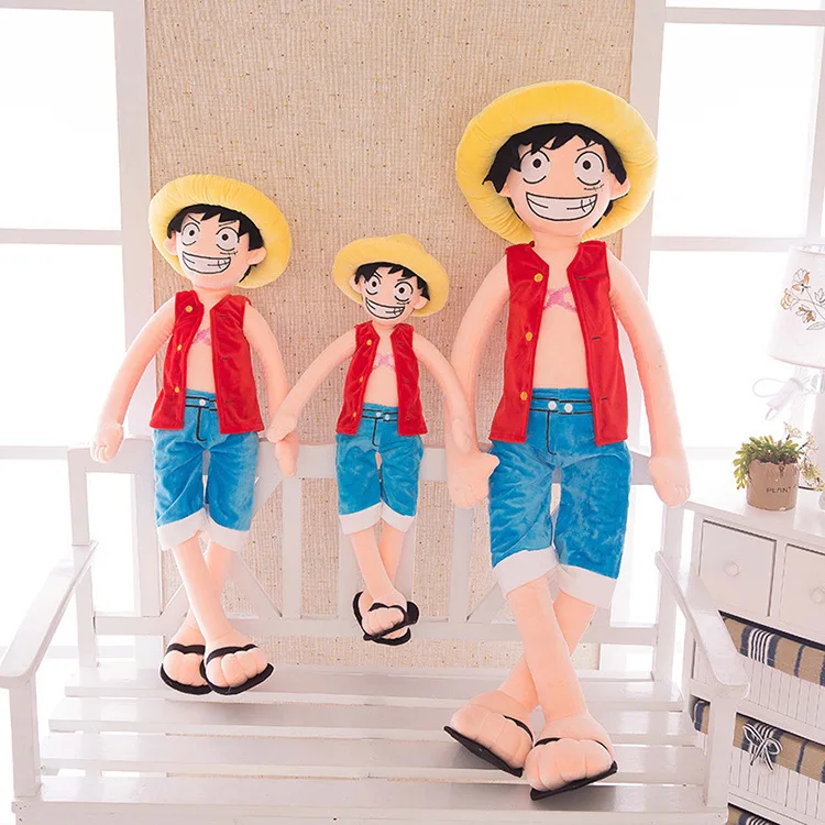 Японские Аниме One Piece Luffy плюшевые куклы игрушки Гигантские Мягкие Животные для