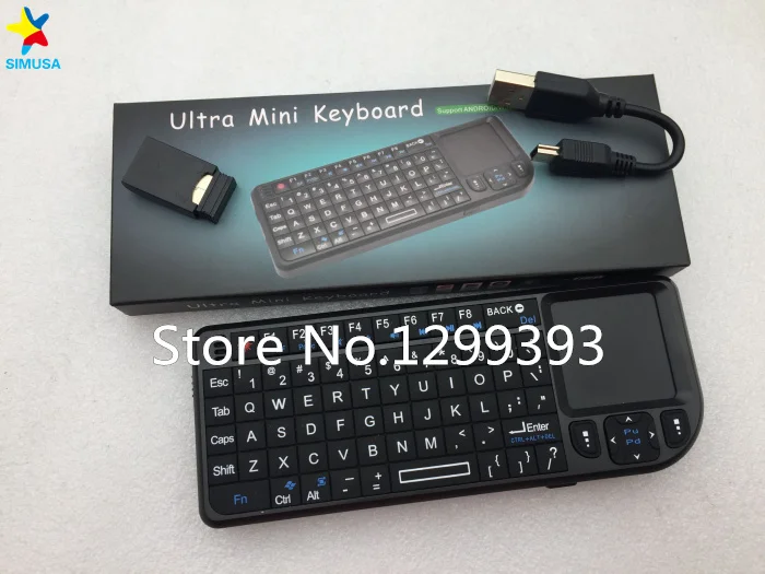 Новая Мини 2,4G Беспроводная клавиатура сенсорная панель с подсветкой для Смарт ТВ samsung LG Panasonic Toshiba