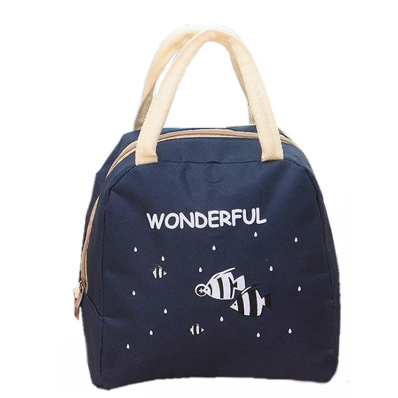 

Women Portable Insulated Lunch Bags Cartoon Animals Thermo Cooler Bags Thermal Food Picnic Kids Girl Lunch Insulation Ice Pack