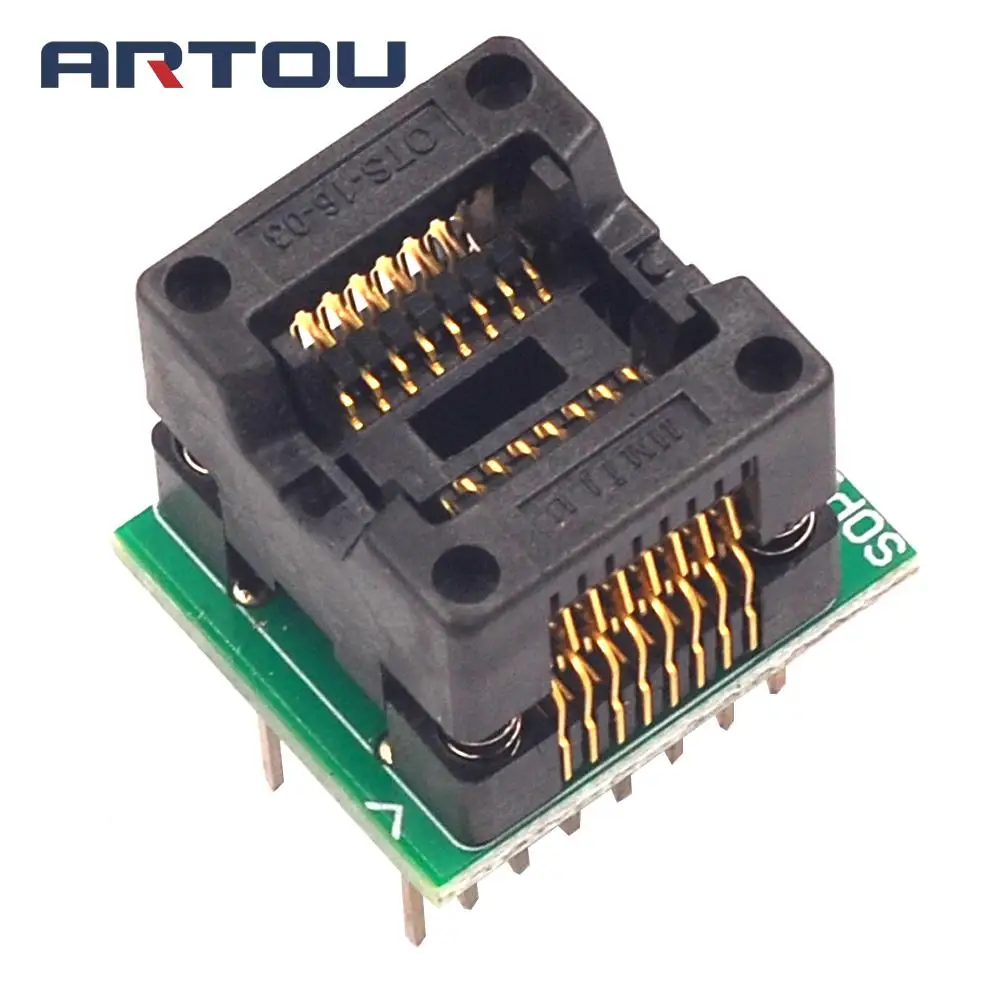 SOP16 для DIP16 IC Socket адаптер программатора с поворотом 150mil сиденье