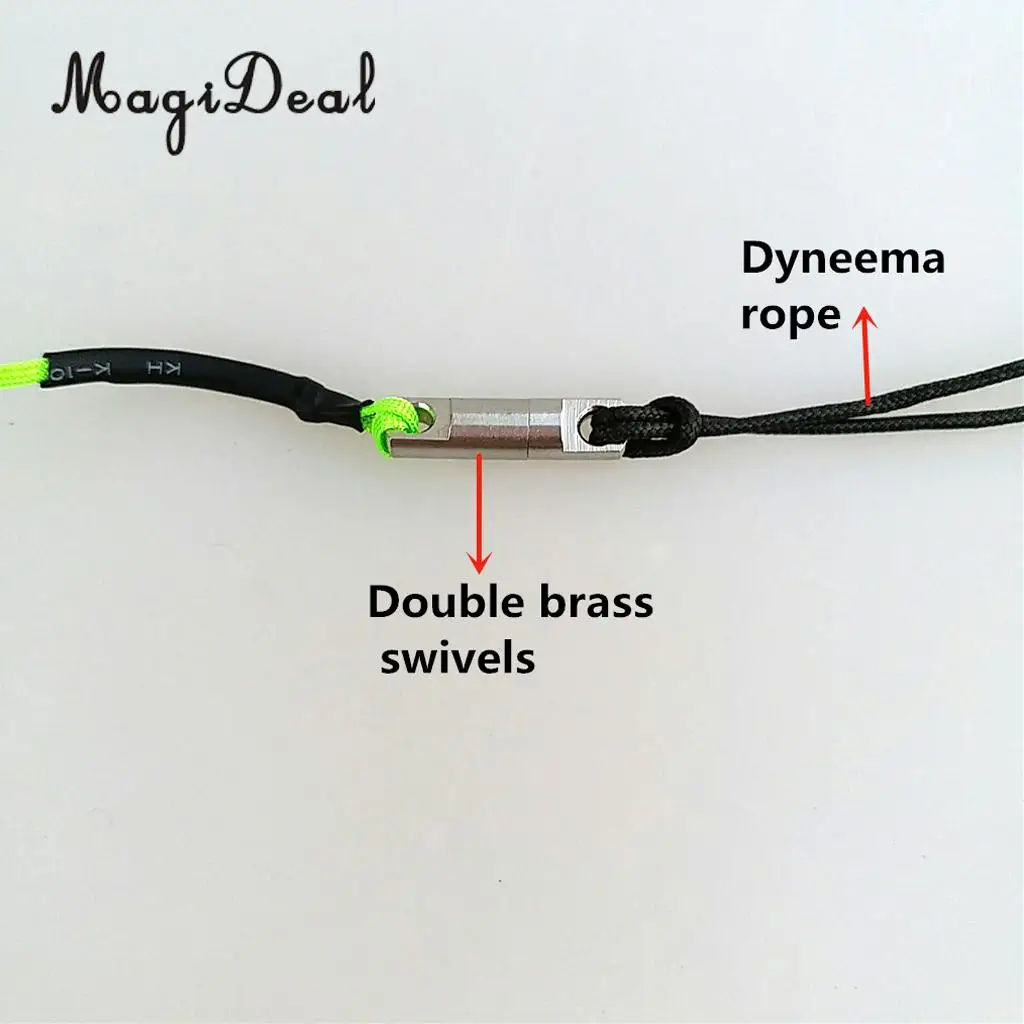 Underwater Premium Aluminum Alloy Finger Reel Spool & 30m Line, Double Dual End Bolt Clip for Scuba Diving Dive -  Reel Color