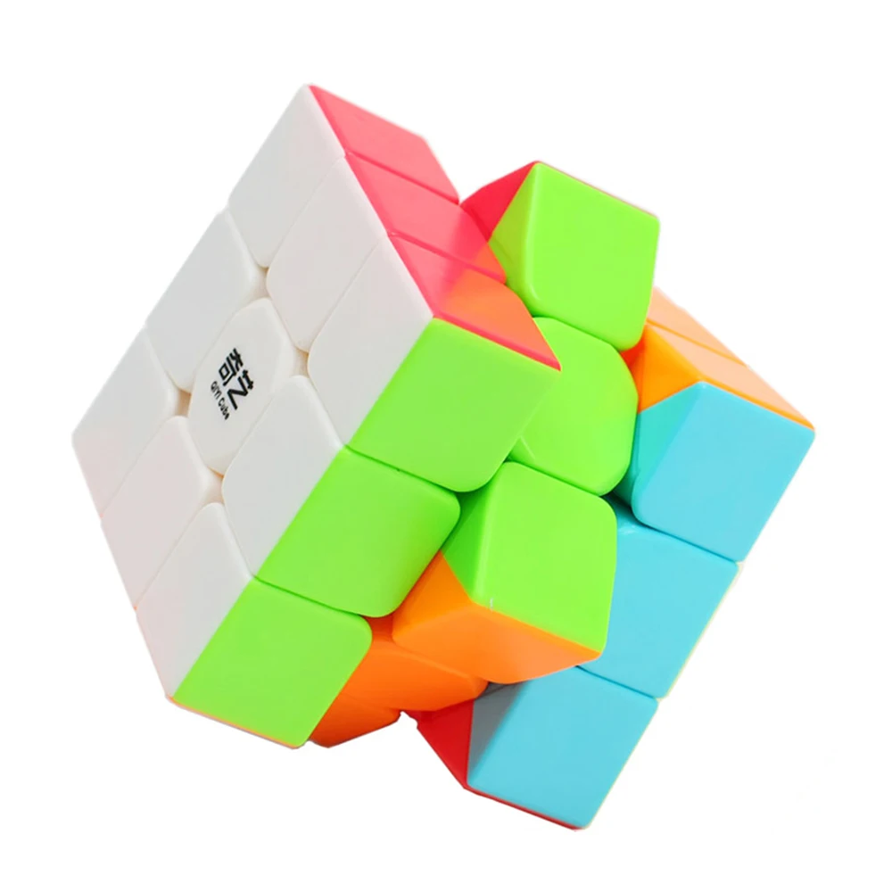 Qiyi mofangge yongshi W pinkycolor 3x3x3 Скорость magic cube игра-головоломка кубики обучающие игрушки для Для детей рождественский подарок