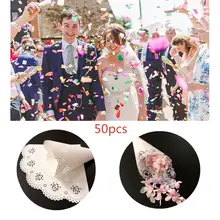 Hobbyline 50 шт полый шнуровочный бумажный DIY Цветочный цилиндр для декора свадебной вечеринки
