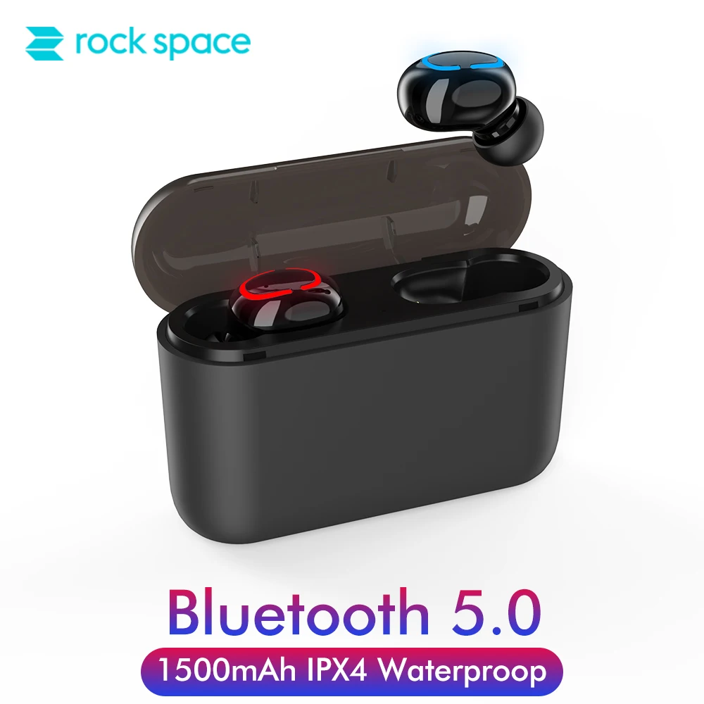 

Rockspace Tws Bluetooth Earphones HD Stereo Wireless Headphones Bluetooth 5.0 Handsfree Sports Earbuds Gaming Headset For Phone