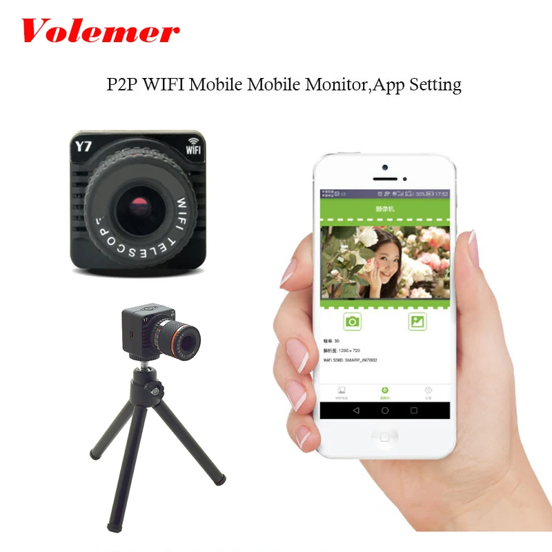 Volemer Y7 Micro Camera High Definition App control