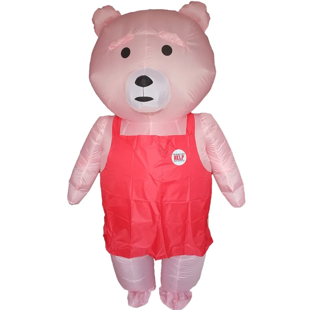 

Bear Inflatable Teddy Bear Costume for Adults Halloween Carnival Cosplay Party Fancy Dress Men Women Costume Birthday Outfits