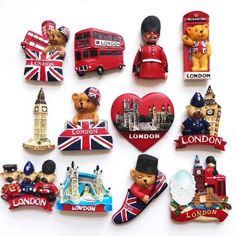KAYIYO UK 3D Fridge Travel Souvenir Refrigerator
