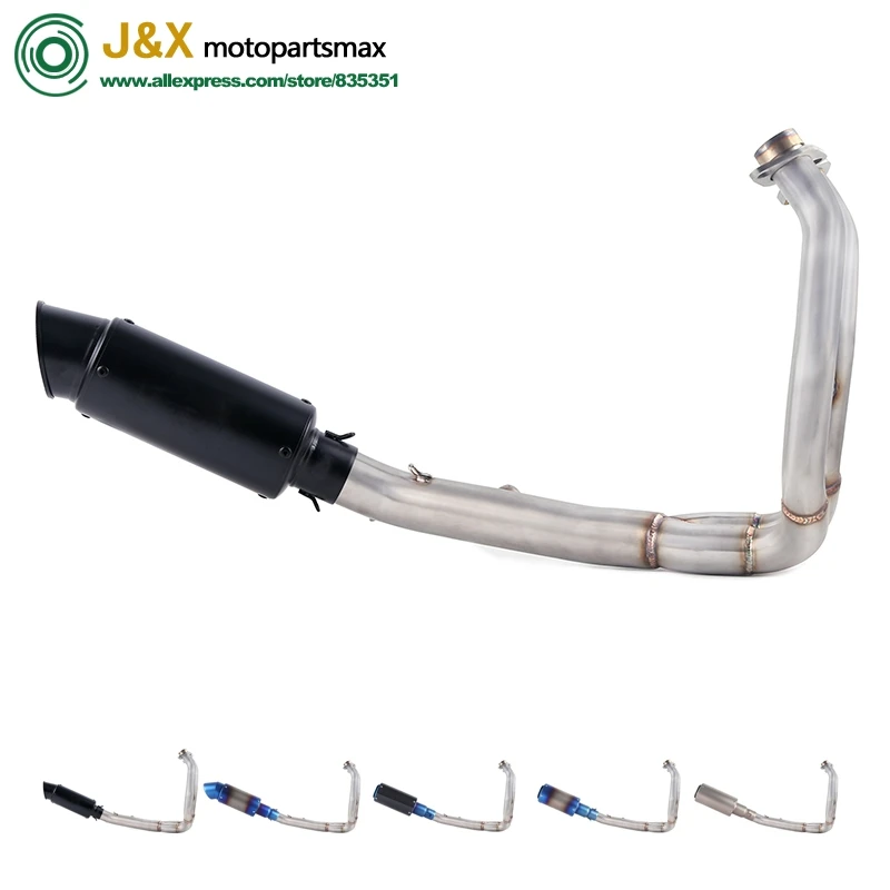 Полная система слипоны для kawasaki ER6N ER6F NINJA650R 2012-2016 Ninja650 Z650 мотоциклетный полный