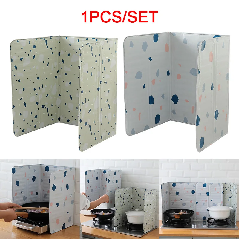 

Kitchen Cooking Plate Deflector Cooking Anti-oil Insulation Plate Kitchen Supplies YU-Home