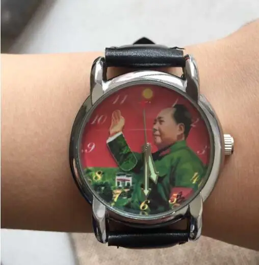 Лидер продаж, часы Mao Zedong, красные/синие часы