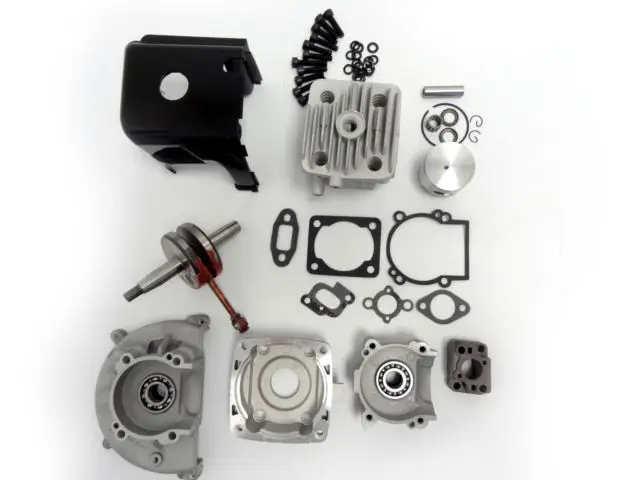 4 Bolt 38mm 34cc Long Block Rebuild Kit3