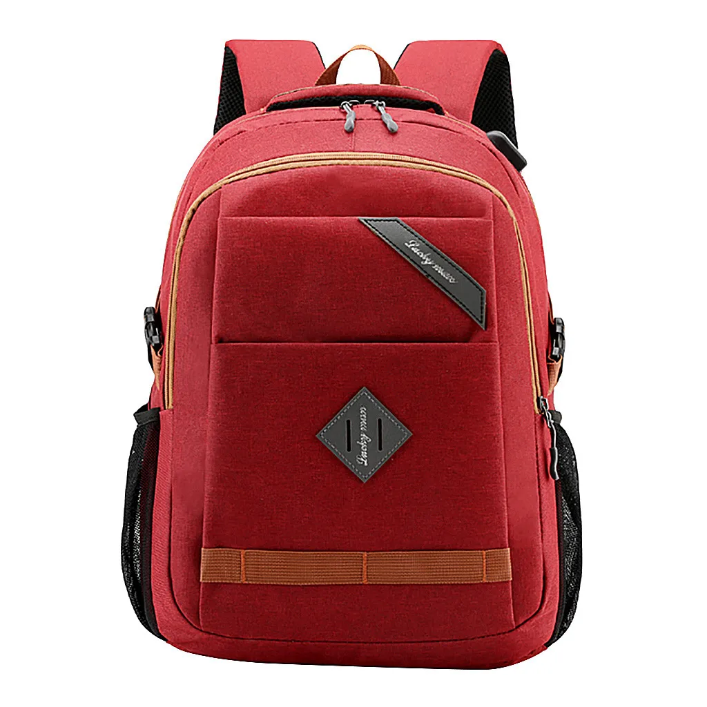 Aelicy, подростковые школьные сумки для мальчиков и девочек, школьный рюкзак, USB рюкзак для мужчин и женщин, рюкзак для путешествий, рюкзак для ноутбука, Mochila - Цвет: WE