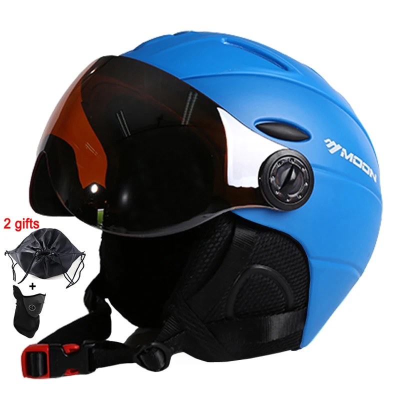 القمر نصف المغطاة CE شهادة خوذة تزلج تكاملي مصبوب في الهواء الطلق الرياضة نظارات التزلج على الجليد خوذة خوذة القمر نصف المغطاة CE شهادة خوذة تزلج تكاملي مصبوب في الهواء الطلق الرياضة نظارات التزلج على الجليد خوذة خوذة