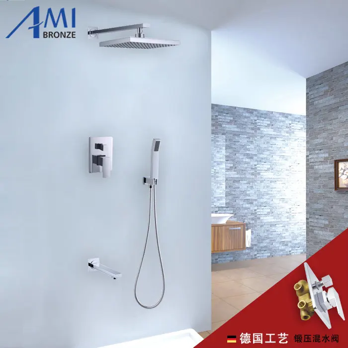 

3way shower set concealed shower set wall shower simple shower belt