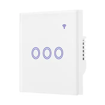 

1-3Gang Automation Module WiFi Smart Remote Controller Smart Wall Touch Light Switch Support Voice APP Remote Control Switch