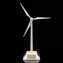 Пластиковая модель-Солнечная ветряная мельница ветряная турбина Настольный Декор научная игрушка Новинка
