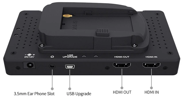 FH7 Inch DSLR On Camera Field Monitor 4K HDMI Input Output