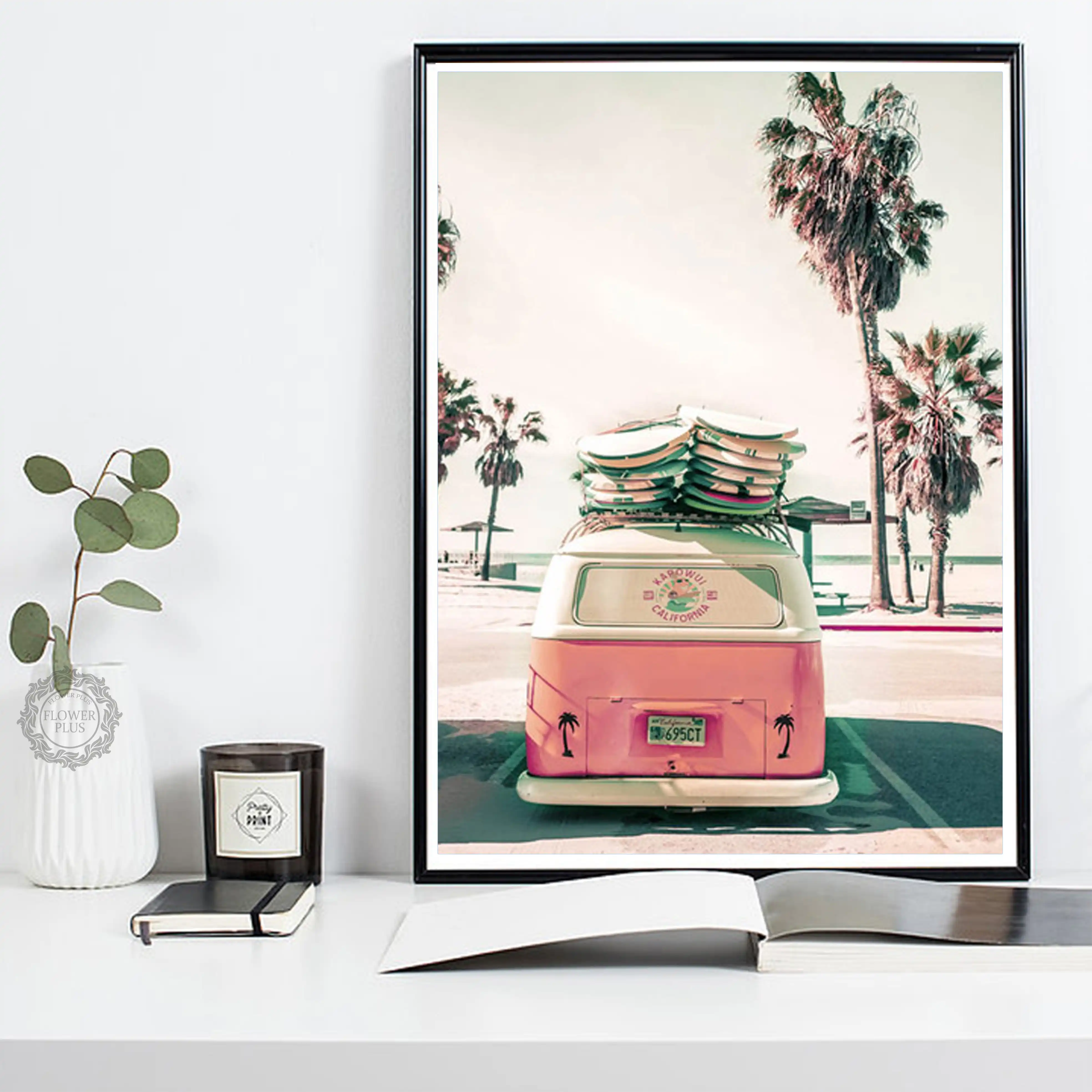 Get Gran platja dart de la paret de la lona Free