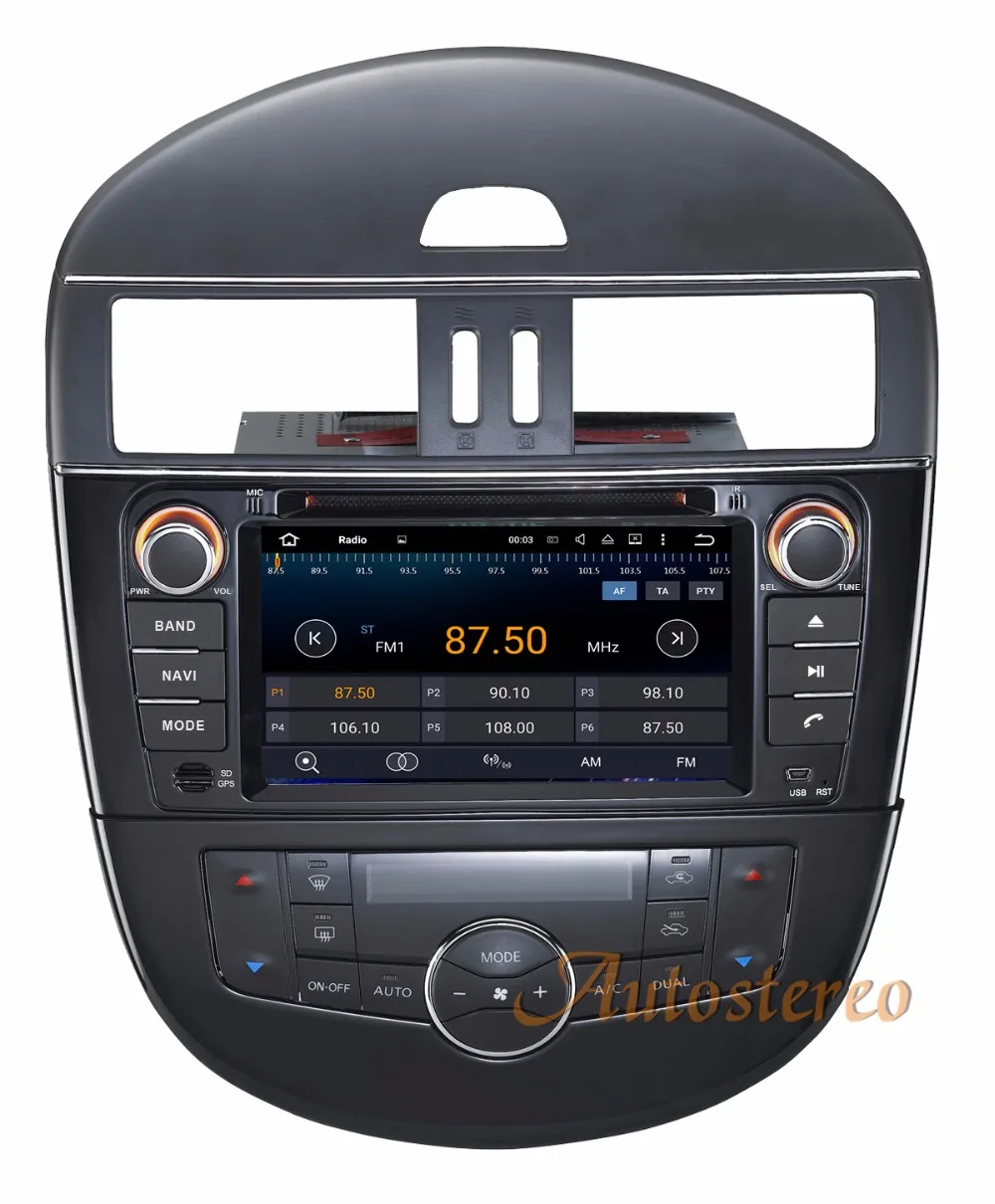 Cheap The Newest Android 7.1 Car GPS Navigation DVD Player For NISSAN Nissan Tiida Versa 2011-2017 auto stereo multimedia radio pad 1