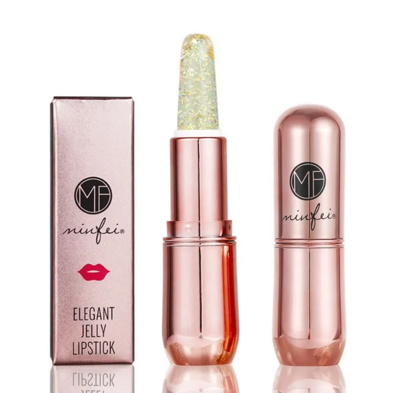 

6 Colors Fruit Jelly Lipstick Makeup Lasting Waterproof Lips Magic Temperature Changing Color Style Tint Lipstick