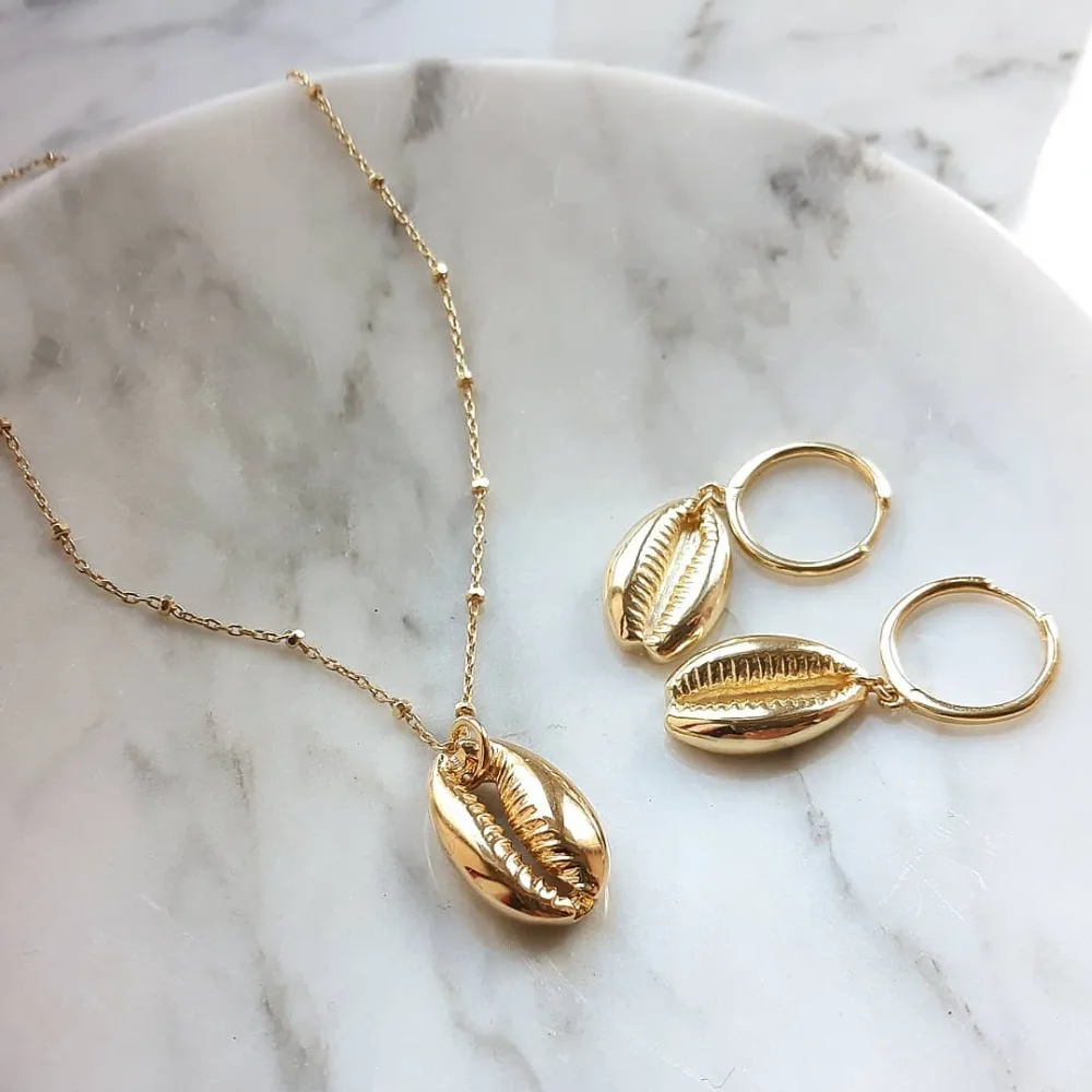 

Shell choker necklace rope chain choker boho jewelry for women