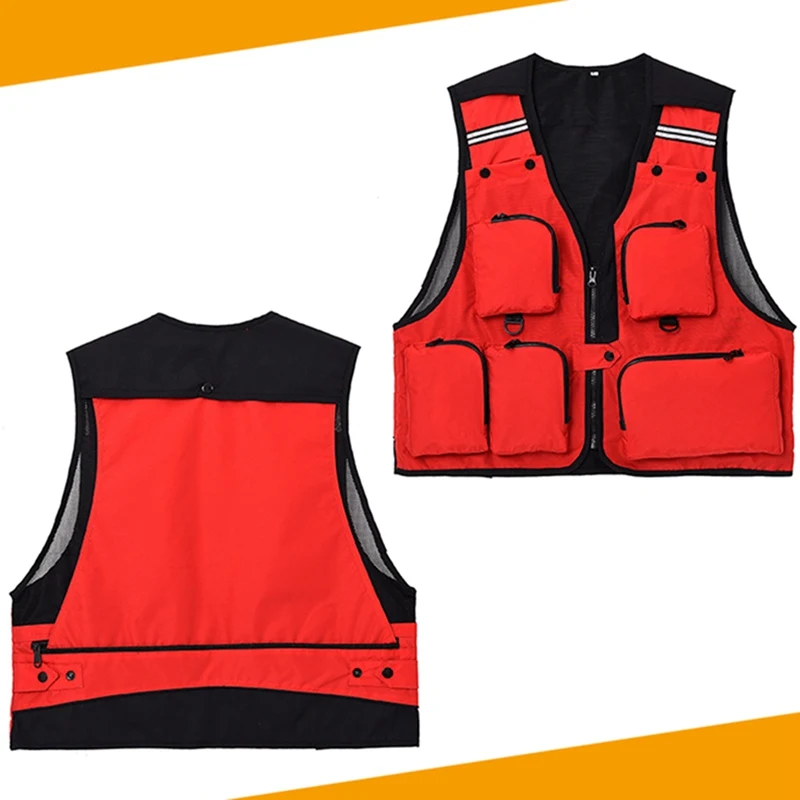 L-3XL Men Women Fishing Life Vest Outdoor Water Sports Safety Life Jacket For Boat Drifting Survival Swimwear Colete Salva-Vidas