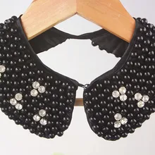 KLJL122 Гладкий тонированный жемчуг ложный воротник