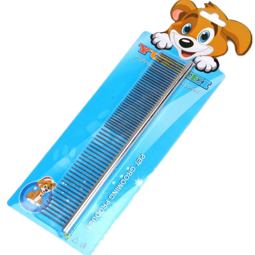 Cat Grooming Comb Stainless Steel Pet Combs Dog Straight Hairdressing Clean Comb Puppy Cats Dogs Hair Removal Brush Cat Grooming Comb Stainless Steel Pet Combs Dog Straight Hairdressing Clean Comb Puppy Cats Dogs Hair Removal Brush