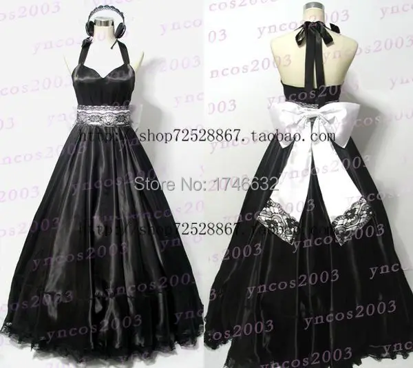 Anime VOCALOID Luka Magneet Kagamine Len Rin Volledige Jurk Cosplay Kostuum Black Wedding Party Lolita Vrouwen Kleding Gratis Verzending Anime VOCALOID Luka Magneet Kagamine Len Rin Volledige Jurk Cosplay Kostuum Black Wedding Party Lolita Vrouwen Kleding Gratis Verzending