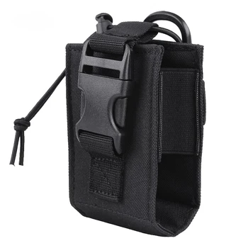 

Tactical Molle Radio Pouch Walkie Talkie Holder Bag Interphone Storage Bag for Army Shooting Hunting Walkie-Talkie Case Holder