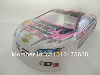 

Ewellsold 023 PVC painted 190mm Shell body for 1:10 1/10 RC car black/blue 2pcs/lot