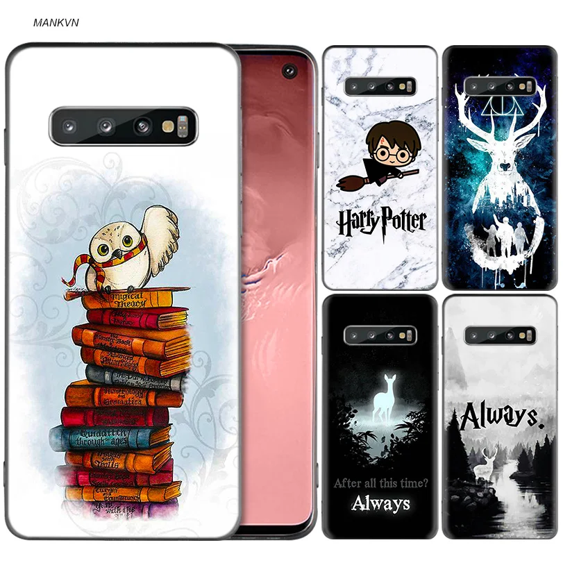 

Harry Potter The Deathly Hallows Back Case For Samsung Galaxy S8 S9 S10 Plus A50 A30 M30 M20 A6 A8 J4 J6 2018 Note 9 8 Black