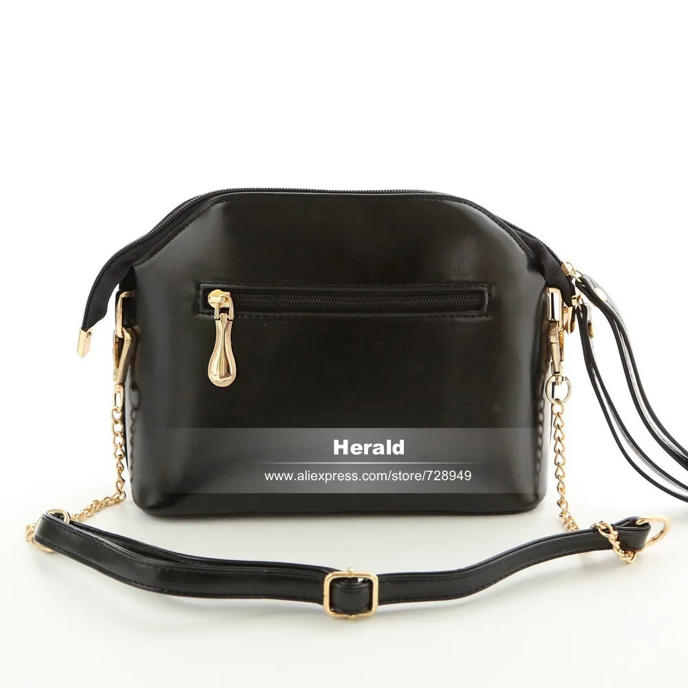 New Arrival Wax oiled Composite leather Bag Women Handbag Shoulder Crossbody Bag Handbag+Messenger Bag+Purse+Wallet 4 sets 7