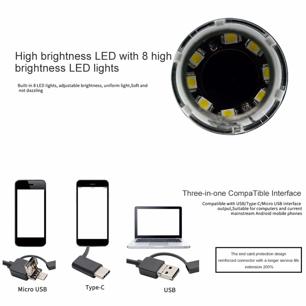 500X1000X8 СВЕТОДИОДНЫЙ Цифровой Микроскоп USB эндоскоп камера микроскопио Лупа электронный микроскоп с подставкой