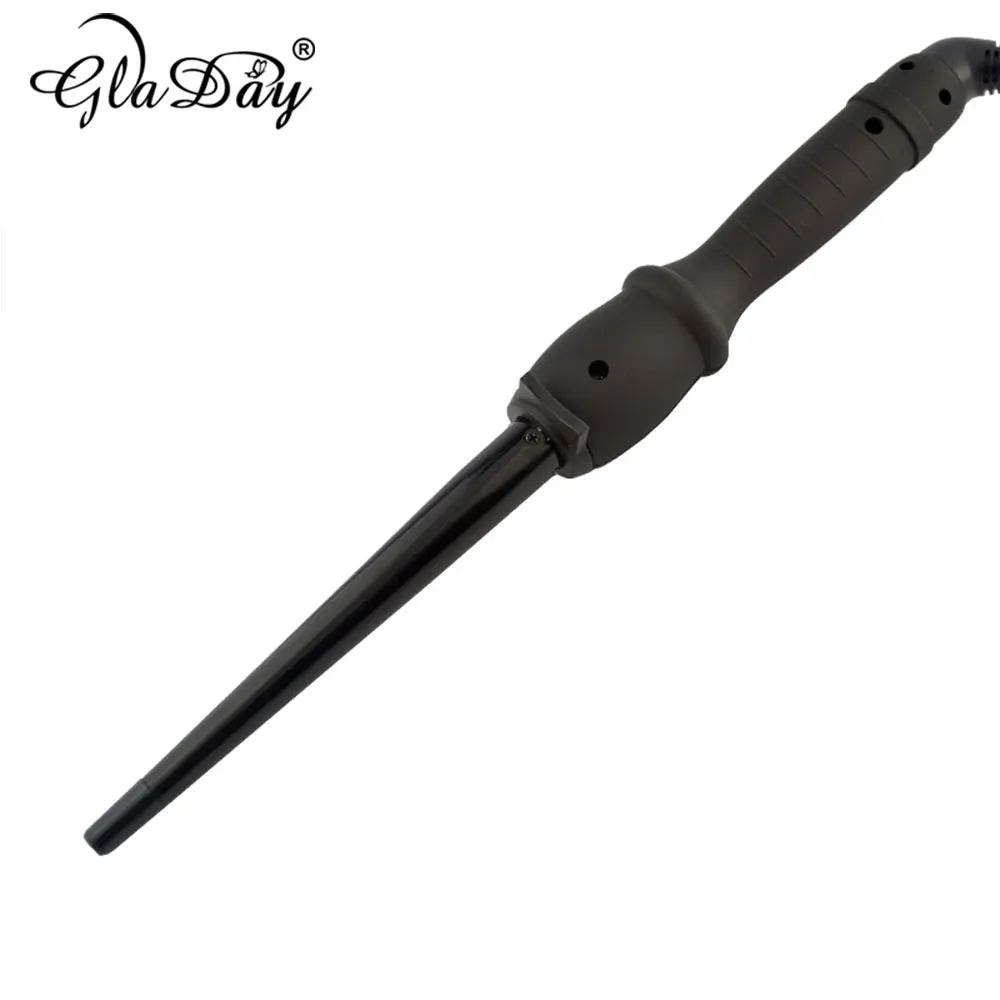 Электрический Керамический конический щипцы для завивки волос волшебный инструмент для укладки волос черная плойки для волос бигуди личный стайлер для волос