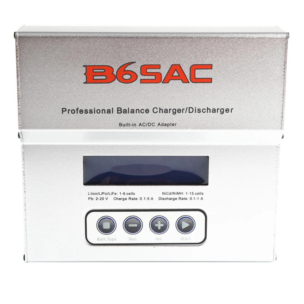 

Professional Balance Charger For 220VAC / 12VDC Power Sources Remote Control RC Parts B6SAC