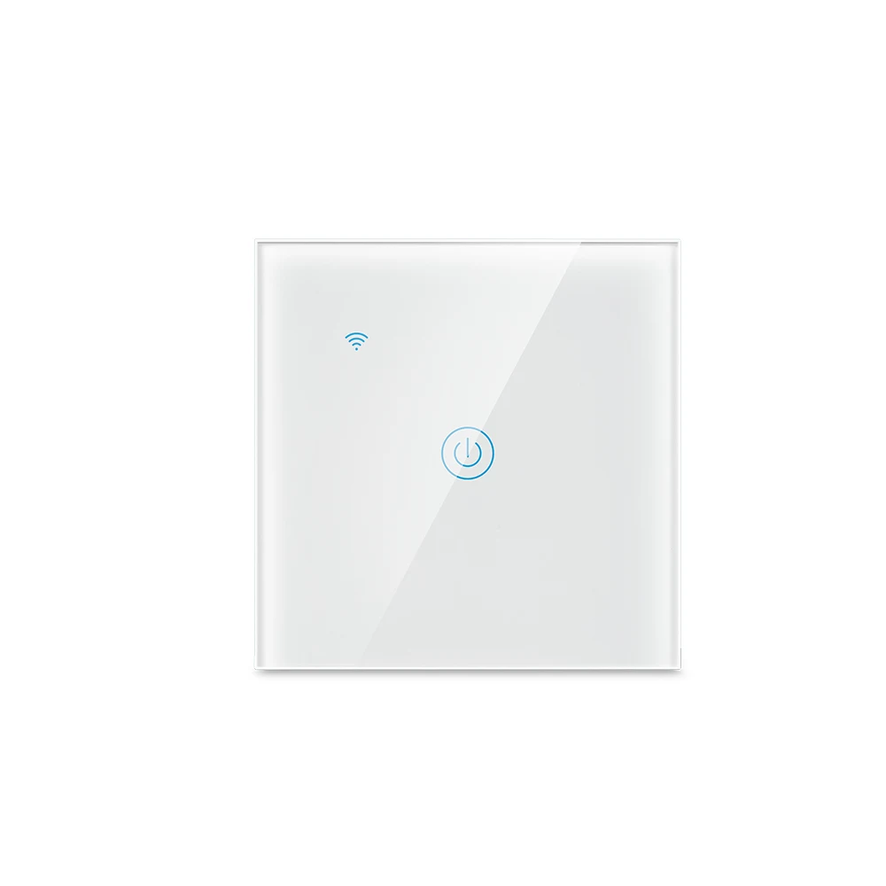 

Wifi Smart Touch Waterproof EU Switch Phone Remote One Control Switch Wireless Remote Control Timing Voice Smart Wall For Home