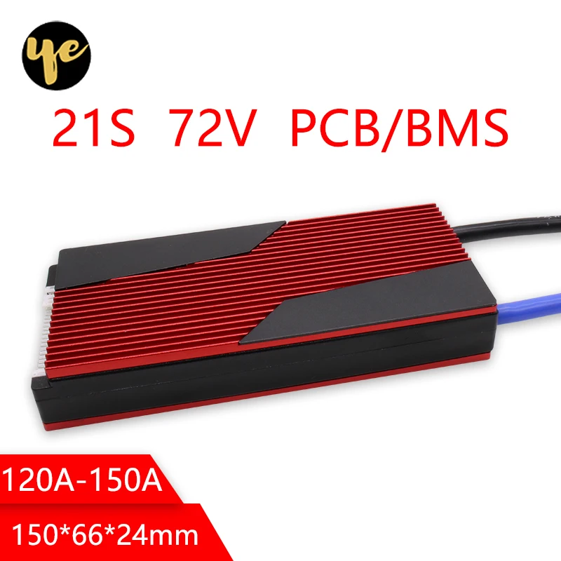 

21S Lithium Ion Battery BMS with 120A 150A constant discharge current for electric vehicle li ion battery 88.2V