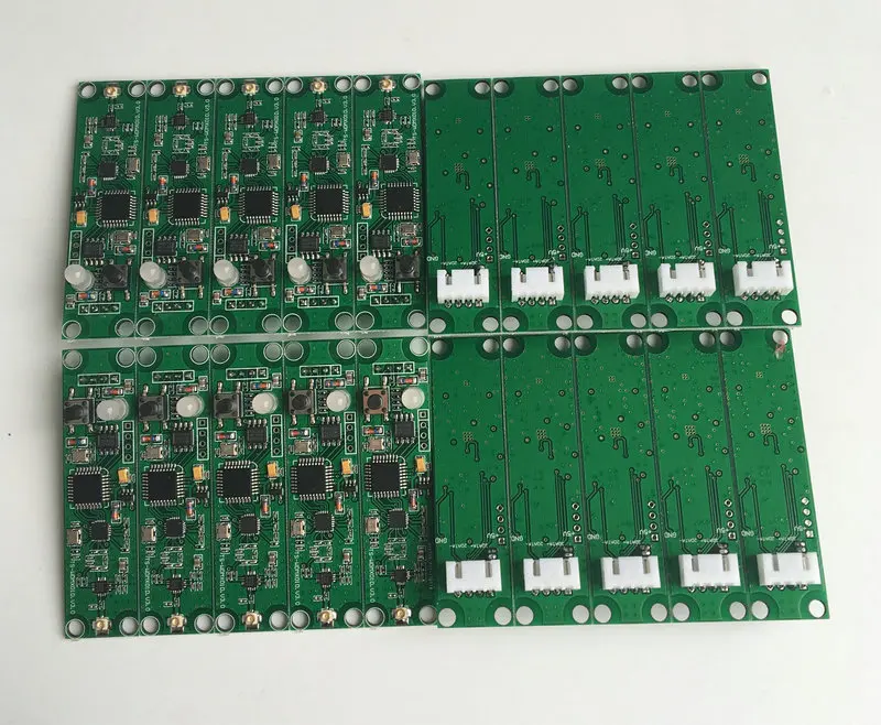 5x-lot-24ghz-2in1ステージワイヤレスイシーバー-トランスミッターdmx512-pcbモジュールボード-アンテナ付き-ledコントローラートランスミッター