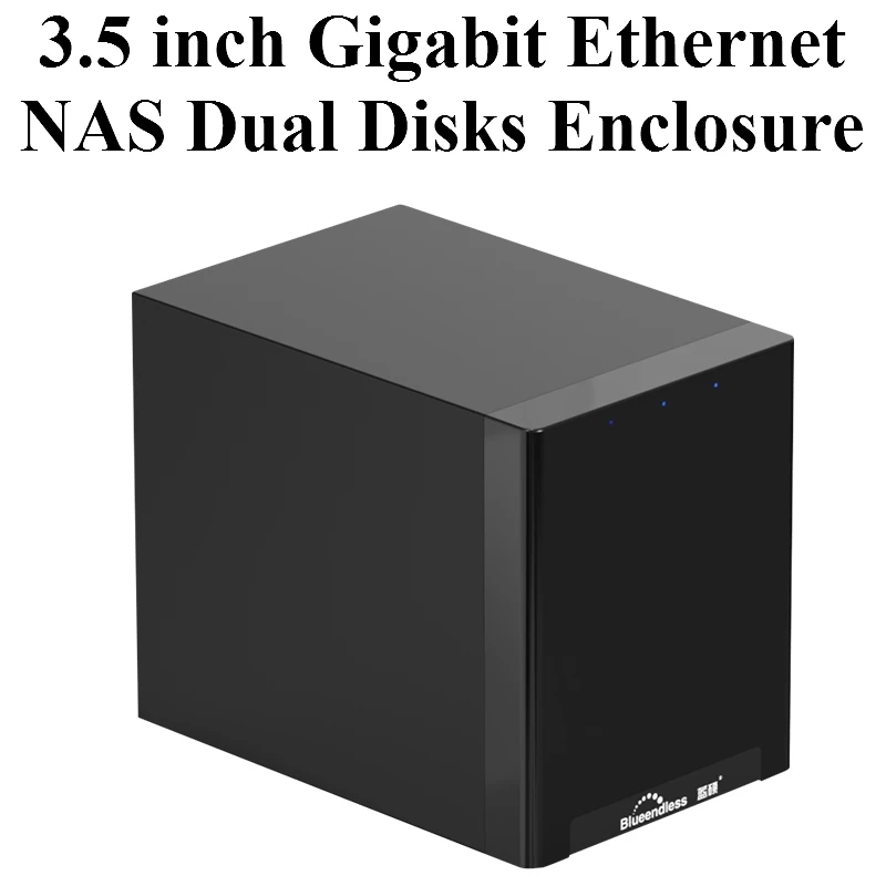 Двойные диски корпус для жесткого диска 3,5 ''NAS диск ящик гигабит Ethernet Макс 70 МБ/с. Беспроводной Скорость внешний USB3.0 LAN Порты и разъёмы эксклюзивное приложение - Цвет: X8