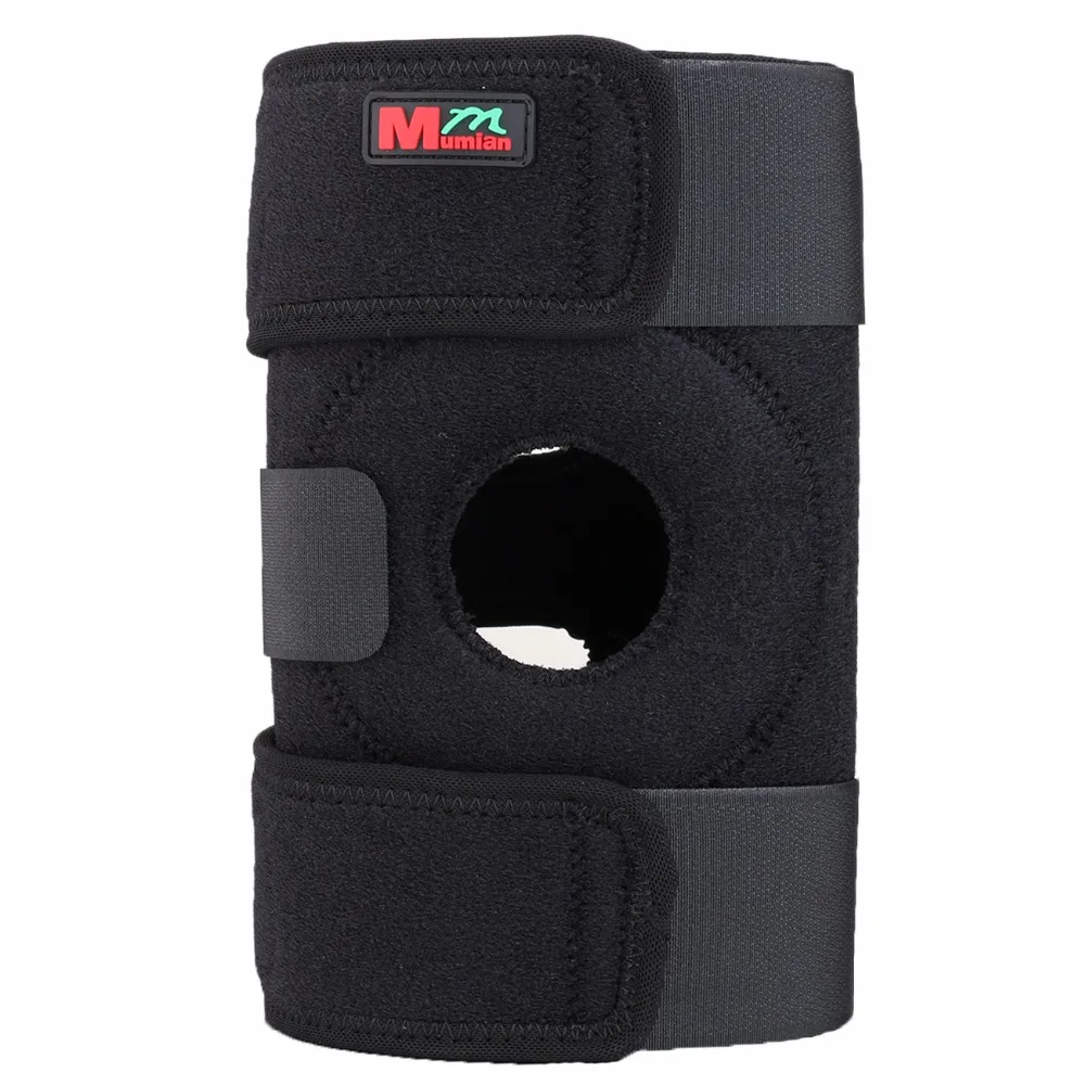 Mumian Knee Adjustable Sports Leg Support Brace Wrap Protector Pads Sleeve Cap Patella Guard 2 Spring Bars one Size