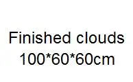 Свадебные реквизиты хлопковые облака T дорога свадебные фотографии вечерние детская комната DIY декоративные окна макет моделирование белые облака - Цвет: 100plus60plus60cm